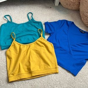 set of three tops
